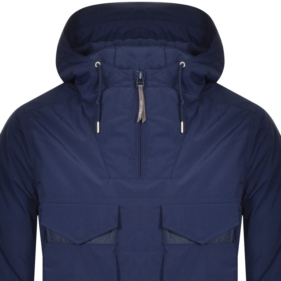 Alternative Image for ProductPretty Green Like Minded Qulited Smock Jacket Navy2